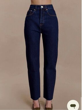 Meshki Tina Mom Jean - Indigo Blue